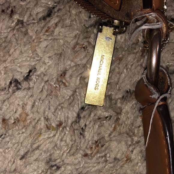 Leather Michael Kors Vintage Saddlebag fringe tassel Purse - Picture 9 of 12